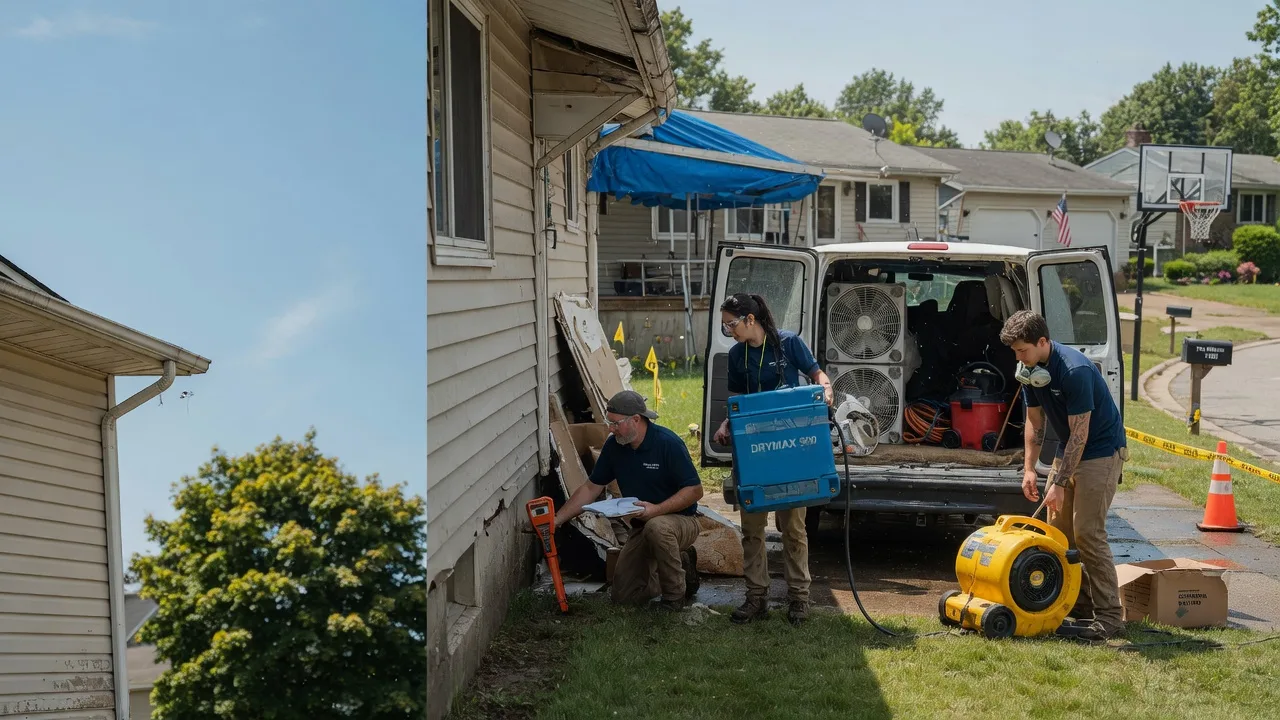 Ceiling Leak Cleanup in Antwerp, OH near me